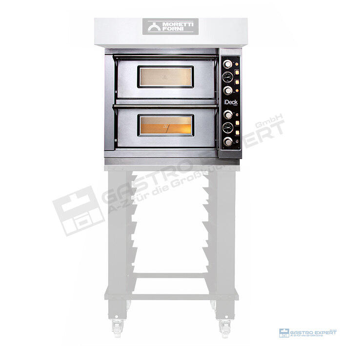 Pizzaofen Elektro 4+4 MORETTI iDeck Plus 60.60 Analog