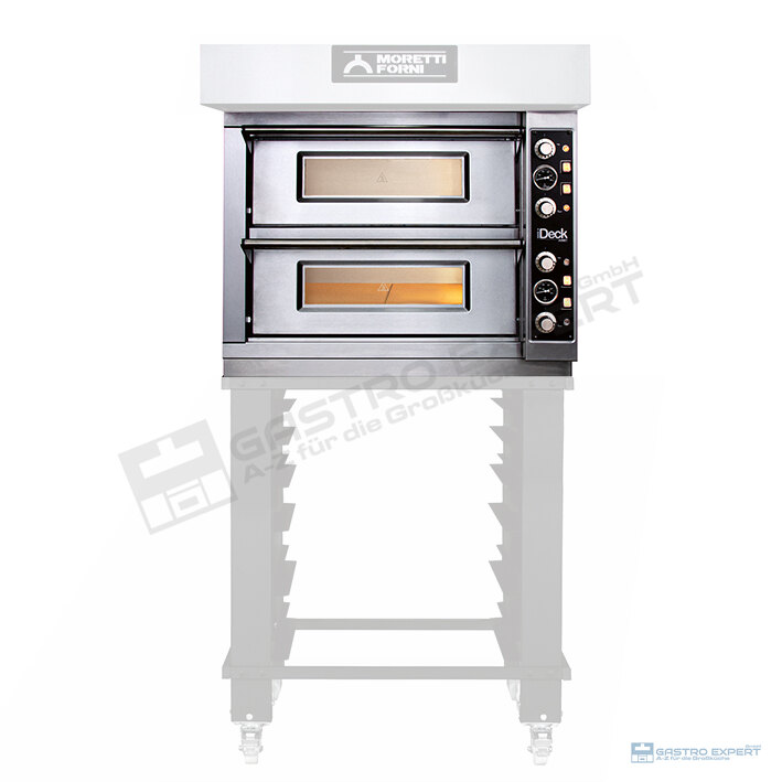 Pizzaofen Elektro 6+6 MORETTI iDeck Plus 65.105 Analog
